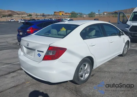 2012 Honda Civic z USA, uszkodzony, nr VIN 19XFB5F57CE002005